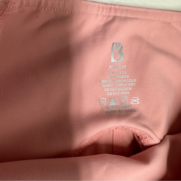 BUFFBUNNY High-Waisted Pink Leggings SIZE MEDIUM NWT - Picture 6 of 8